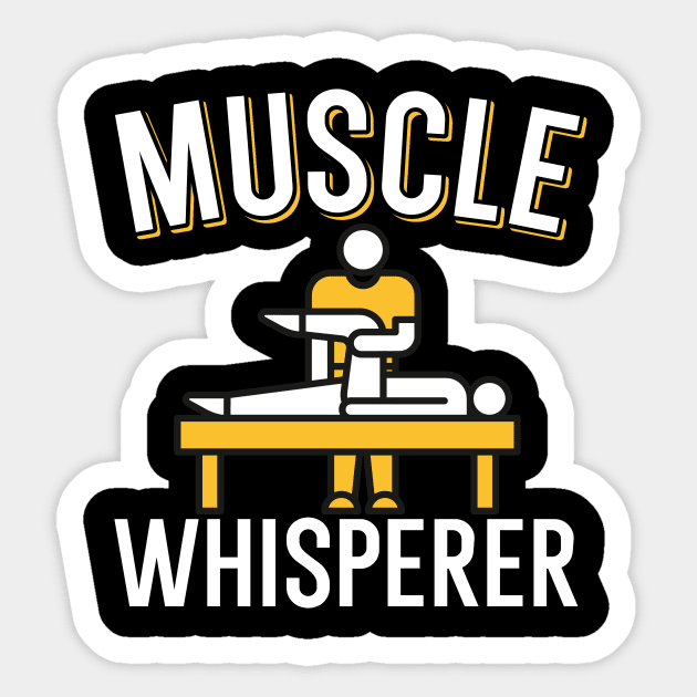 Muscle Whisperer Sticker by maxcode